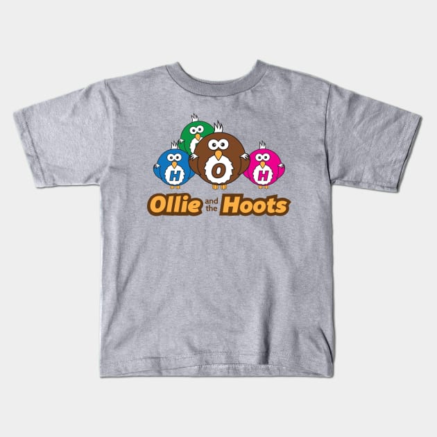 Ollie and the Hoots Tee Kids T-Shirt by ollieandthehoots